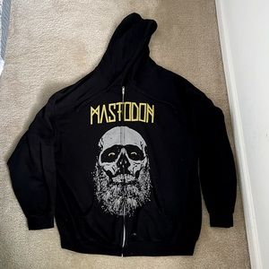 Mastodon Zip-Up Mens Sweatshirt